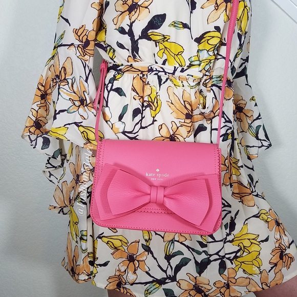 NWT KATE SPADE HANNI VANDERBILT PINK CROSSBODY BAG - Picture 5 of 7